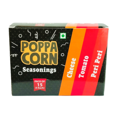 Mix Seasoning  Pack, Cheese, Tomato, Peri Peri Flavours, 15 Sachets