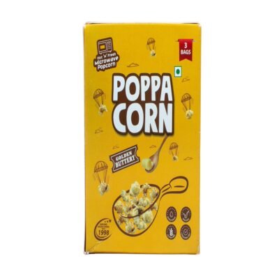 Microwave Instant Popcorn,100Gms Pack Of  3 Golden Buttery