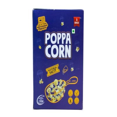 Microwave Instant Popcorn,100Gms Pack Of  3 Natural Salty