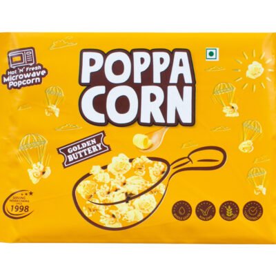 100Gms,Pack Of 15 Golden Buttery, Microwave Popcorn Hot 'N' Fresh Popcorn