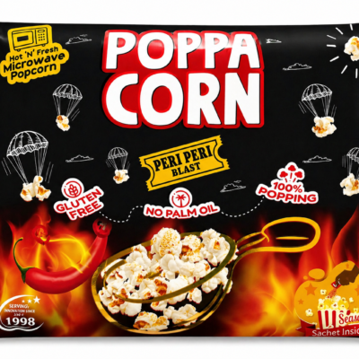 50Gms,Pack Of 15 Peri Peri Blast , Microwave Popcorn Hot 'N' Fresh Popcorn