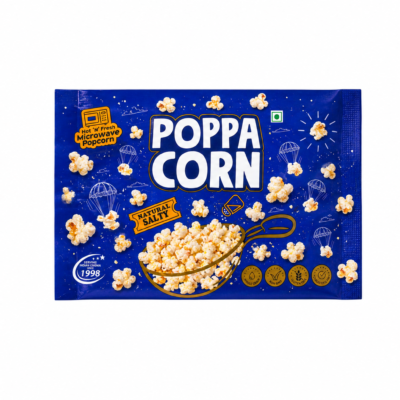 33Gms,Pack Of 20 Natural Salty, Microwave Popcorn Hot 'N' Fresh Popcorn