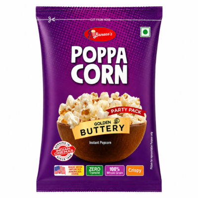 350Gms,Golden Buttery, Instant Popcorn Hot 'N' Fresh Popcorn