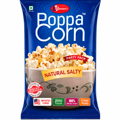 350Gms,Natural Salty, Instant Popcorn Hot 'N' Fresh Popcorn