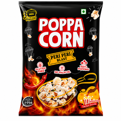 60Gms,Pack Of 15 Peri Peri Blast , Instant Popcorn Hot 'N' Fresh Popcorn