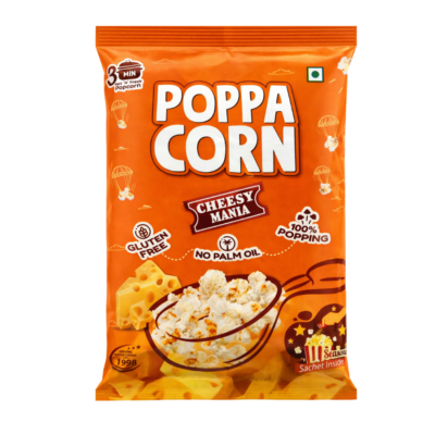 60Gms,Pack Of 15 Cheesy Mania, Instant Popcorn Hot 'N' Fresh Popcorn