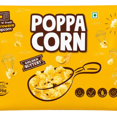 Microwave Golden Buttery Popcorn (99Gms,Pack Of 10)