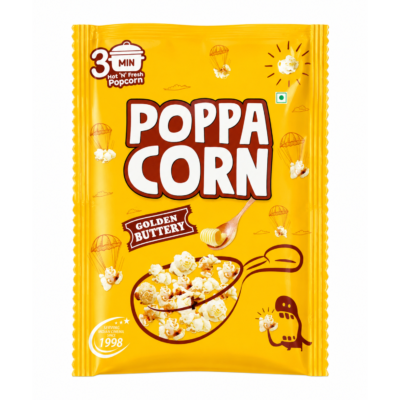 Poppa Corn Instant Buttery Popcorn Pack