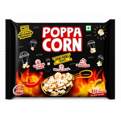Poppa Corn Microwave Peri Peri Blast Popcorn 15 Pack