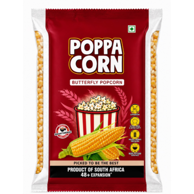 Poppa Corn South Africa Butterfly Popcorn 1KG Pack