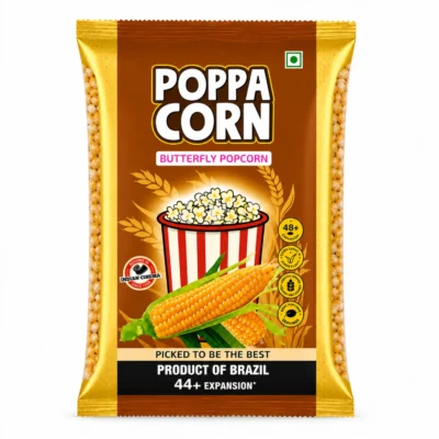 Poppa Corn Brazil Butterfly Popcorn 1KG Pack