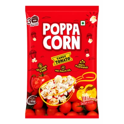Poppa Corn Instant Tangy Tomato Popcorn 15 Pack