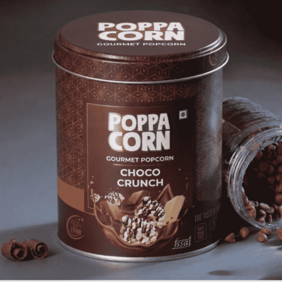 Poppa Corn Choco Crunch Popcorn Tin 150g