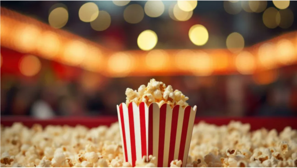 popcorn tub in cinema