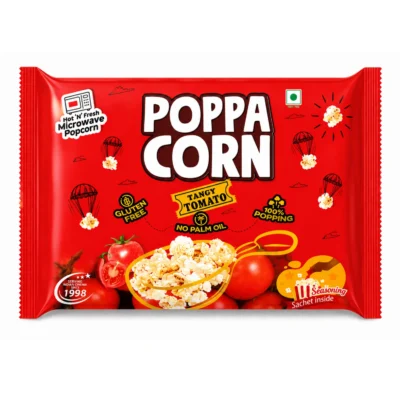 Poppa Corn Microwave Tangy Tomato Popcorn 15 Pack